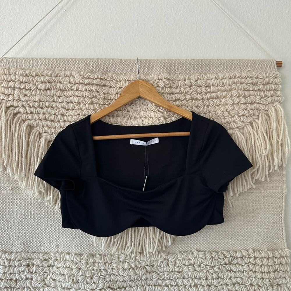 Susana Monaco Sweetheart Crop Top NWT